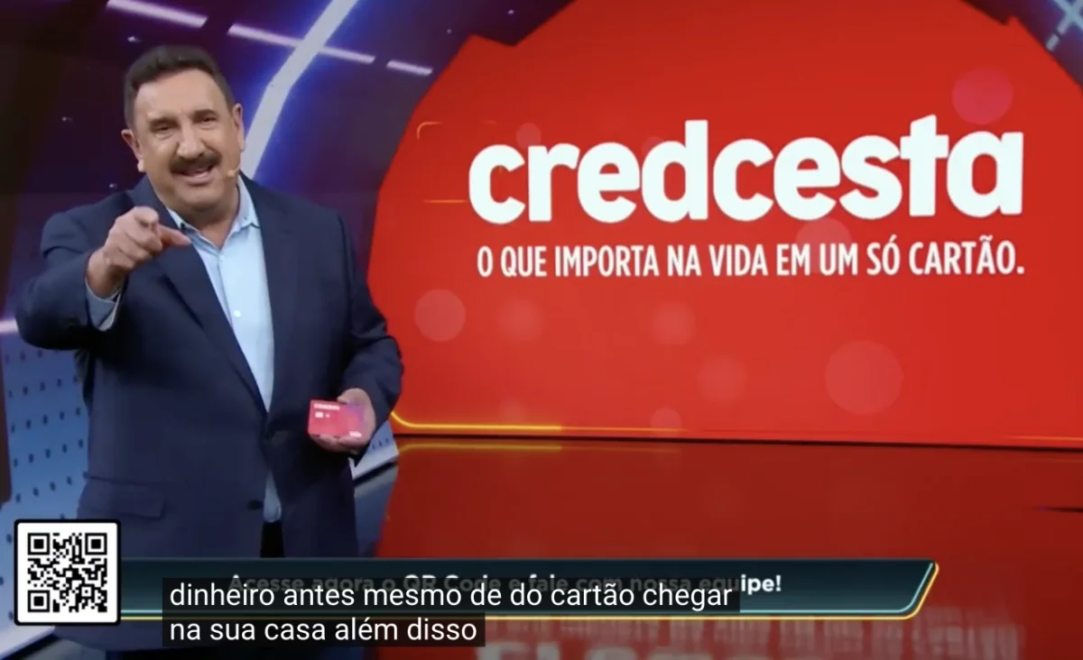 Propaganda Credcesta / Programa do Ratinho
